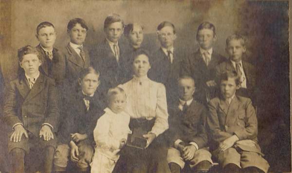 1910 Milam County, TX school - Mrs Ida Plank - teacher