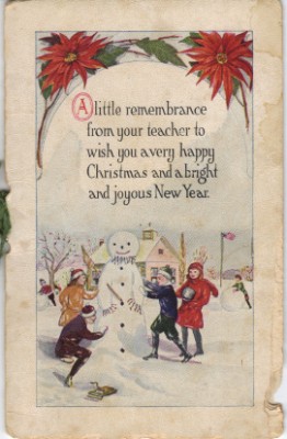 1927 Hamilton Chapel, Milam, Texas School Christmas Booklet