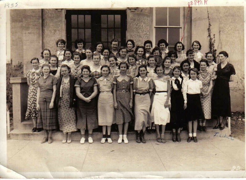 1935 Rockdale High School Home Economics Class