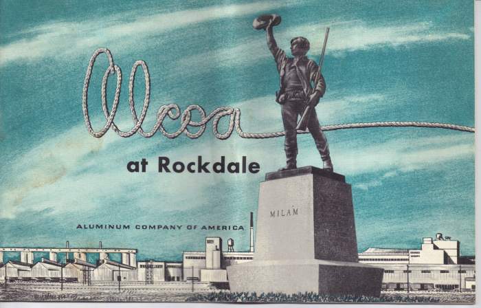 Alcoa Dedication - Rockdale TX - April 24, 1954 Ben Milam statue