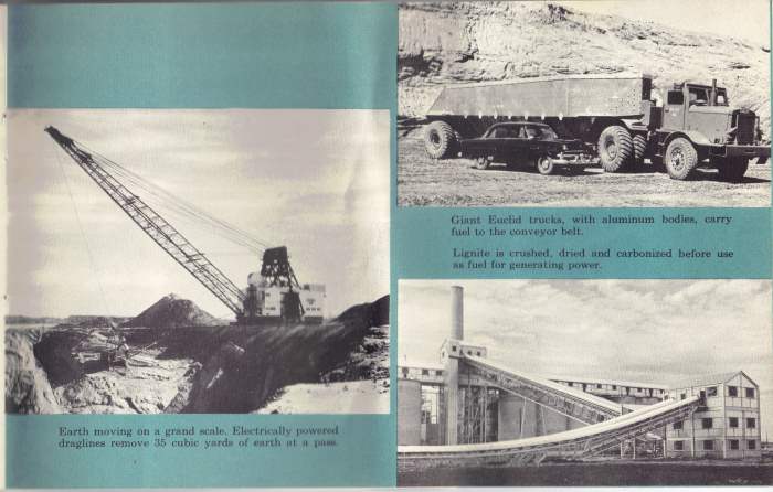 Alcoa Dedication - Rockdale TX - April 24, 1954 mining operation