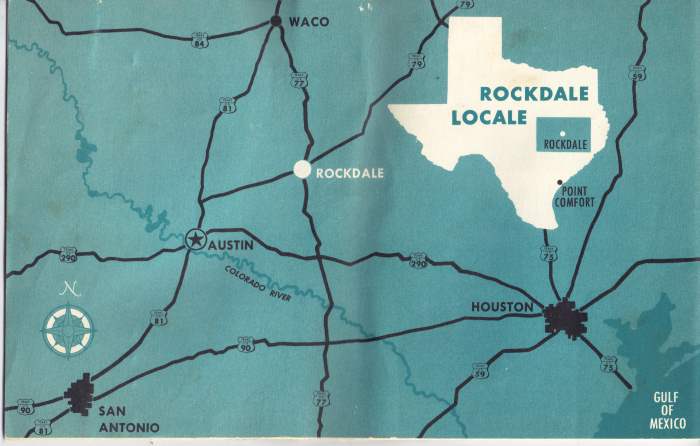 Alcoa Rockdale Works location map