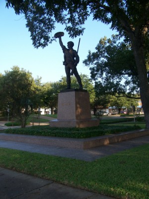 Ben Milam Historic Monument - Courthouse, Milam Cy, TX