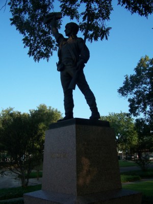 Ben Milam Historic Monument - Courthouse, Milam Cy, TX