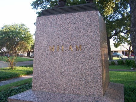 Ben Milam Historic Monument - Courthouse, Milam Cy, TX