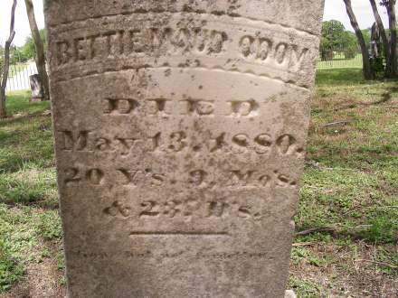 Bettie Maud Odom -  Rockdale Old City Cemetery 