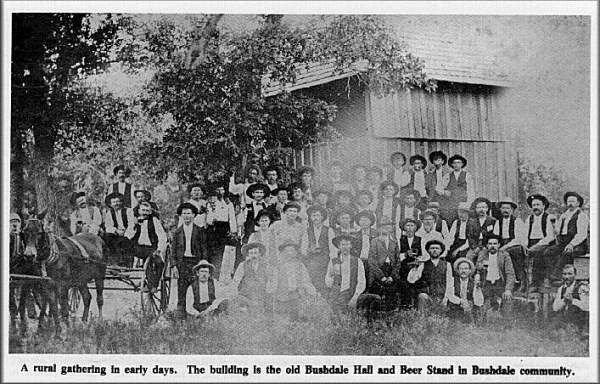 Bushdale TX Hall Beer Stand