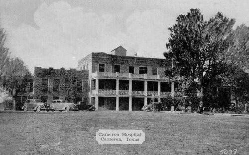 Cameron Hospital, Cameron, TX  1930s-1940s