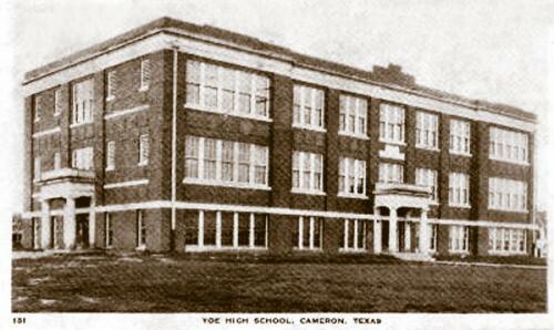 Yoe High School, Cameron, TX 1940s