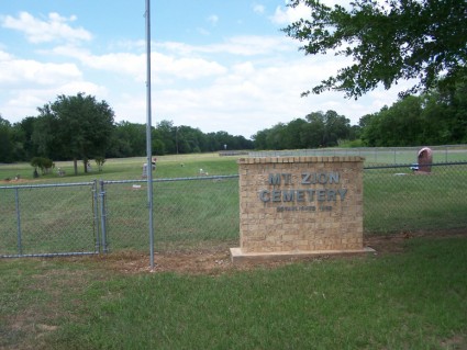 Mount Zion Cemetery, Minerva, Milam, TX