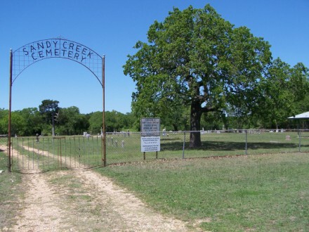 Sandy Creek Cemetery, Rockdale, Milam, TX