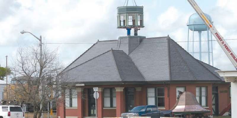 Railroad Depot is now a Museum - RockdaleTexas