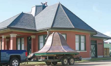 Railroad Depot Cupola - Rockdale, TX