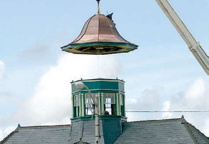 Railroad Depot Cupola - Rockdale, TX