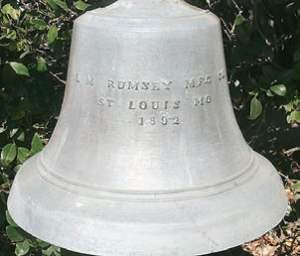 Old Rockdale TX town bell