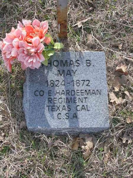 Thomas May - String Prairie Cemetery - Milam County, TX 