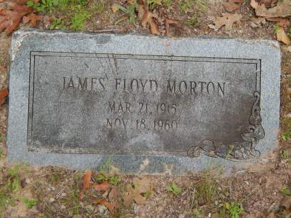 James Floyd Morton tombstone