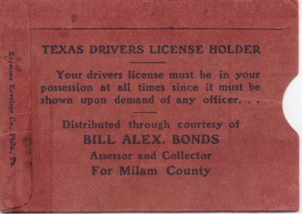 Bill Alex Bonds, Tax Assessor - Collector - Milam County, TX