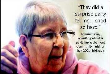 Lohma Davis - Rockdale, TX Teacher - 100 Years old