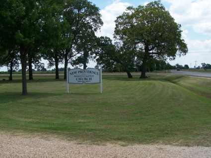 New Providence Primitive Baptist Church, Maysfield, Milam, TX