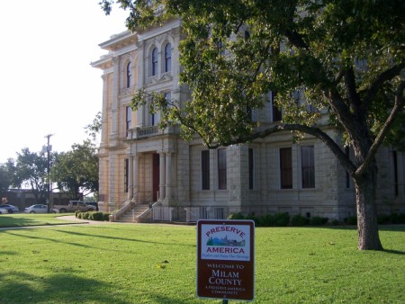 Milam County, TX Courthouse