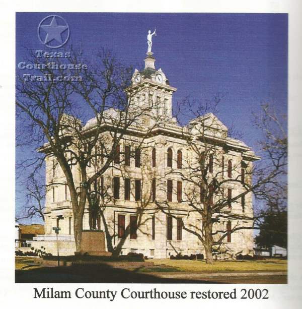 2002 Milam County TX Courthouse