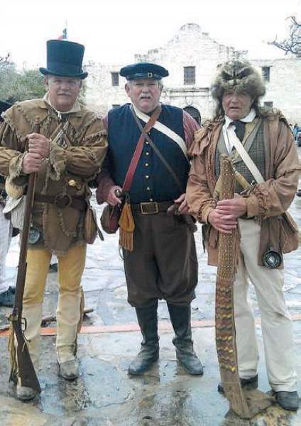 Gary Northcutt, Les Davenport, Doug Davenport at Alamo.