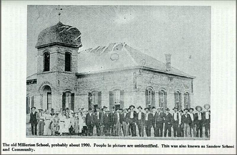 Millerton - Sandow School, Milam County, TX