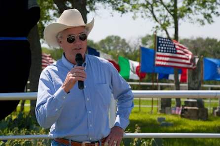 Steve Young - Moss-Ragsdale Cemetery Historical Marker Dedication