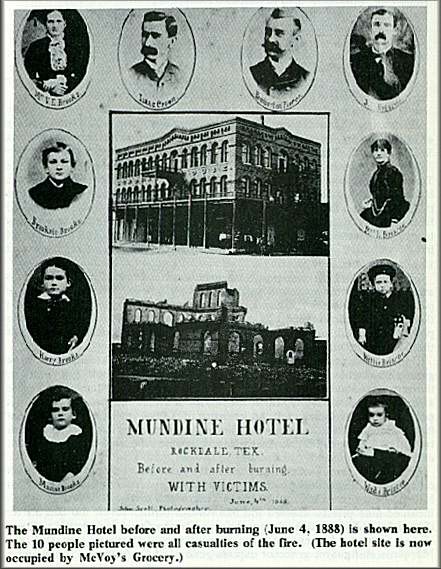 Mundine Hotel, Rockdale,Milam, TX 