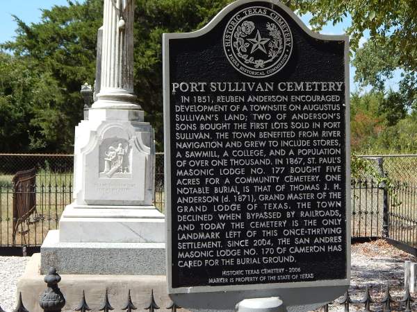 Port Sullivan Memorial Marker