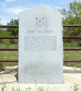 Historical Marker: Port Sullivan, Milam County, TX