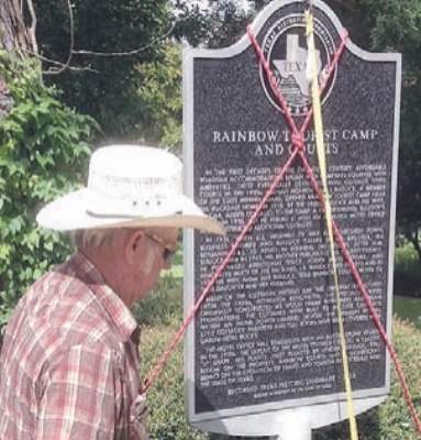 Rainbow Courts Historical Marker