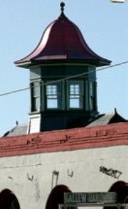 Restored Cupola on I&GN Railroad Depot, Rockdale Texas