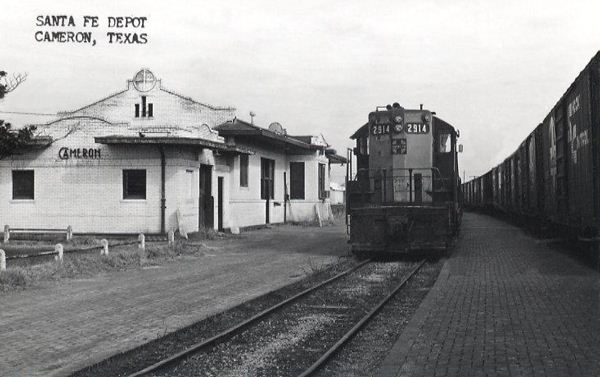 Cameron, TX Santa Fe Railroad Depot