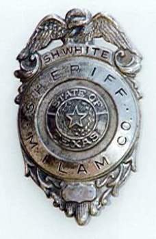 Sheriff Sara H. White badge