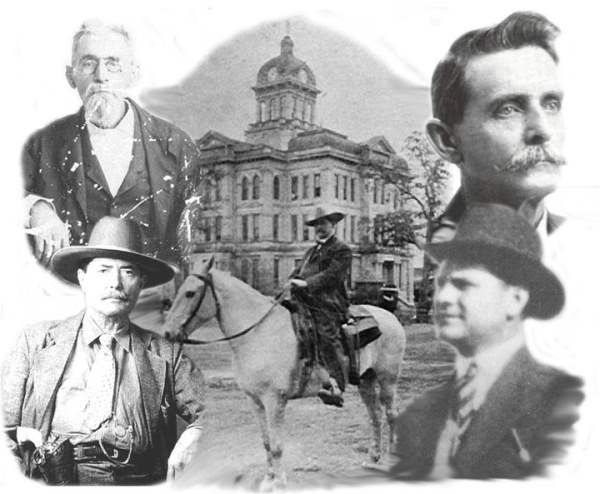 Past Sheriffs of Milam County: Dillashaw, Todd, Avriett, Rogers