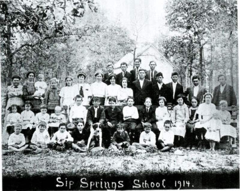 Sipe Srpings, TX  School Students - 1914