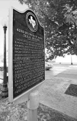 Texas Historical Marker commemoriates Hood's Brigade in Temple, TX