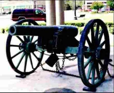 Valverde, TX Civil War cannon