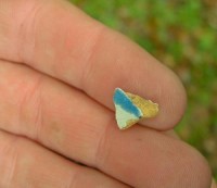 Majolica pottery found in San Gabriel, TX