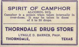 Thorndale Drug Company, Thorndale, TX