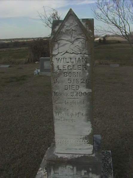 William Legler - Sharp Cemetery, TX